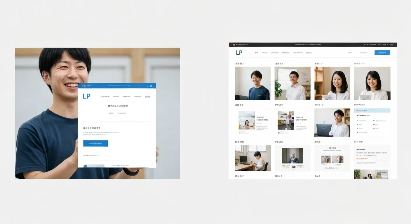LP（ランディングページ）と通常サイトの違い
