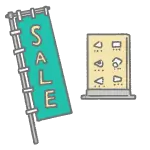 のぼりなど販促グッズデザイン