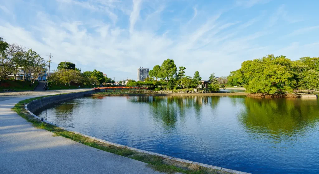 津島市の天王川公園